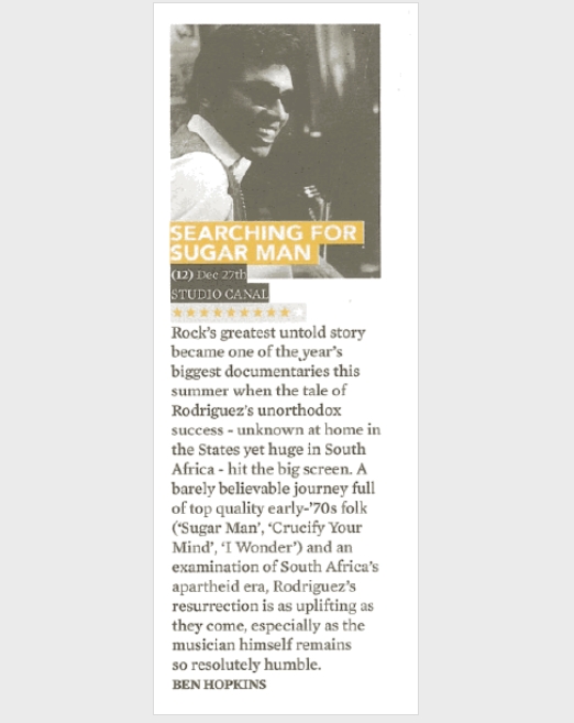 Searching for Sugar Man DVD review | Clash