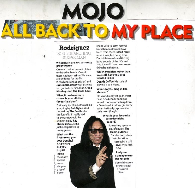 Mojo - Back To My Place Interview - March 2013