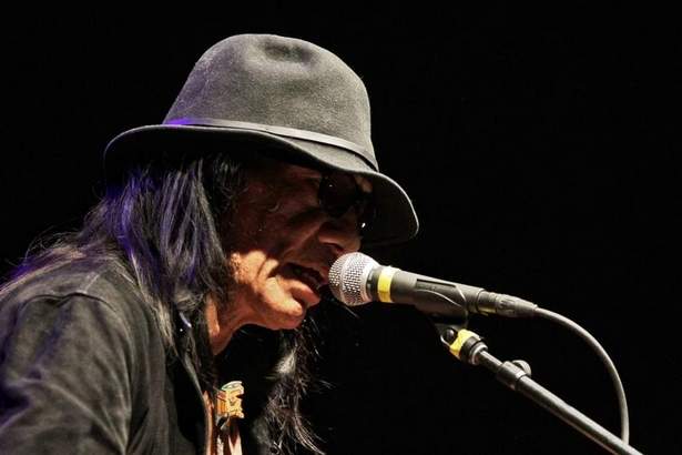 Sixto Rodriguez performs during a sold out concert at the Masonic Temple in Detroit on Saturday, May 18, 2013. The "Searching for Sugar Man" star is performing for his biggest home crowd ever. | Jarrad Henderson/Detroit Free Press