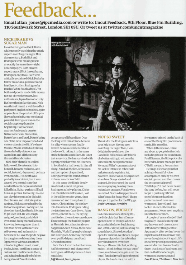 Nick Drake vs Sugar Man | Uncut August 2013