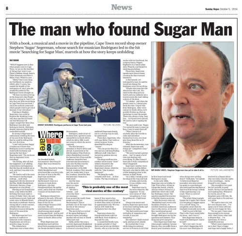 Sunday Argus Oct 5 2014