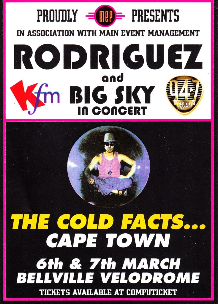 The Cold Facts... Cape Town Poster