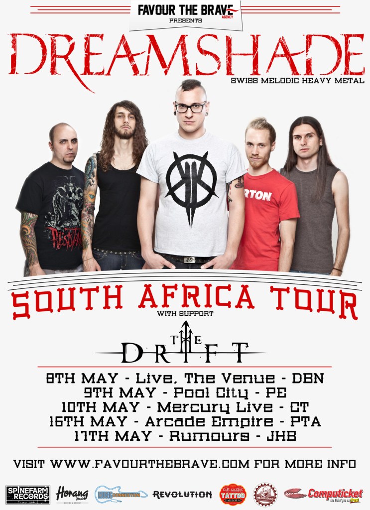 DREAMSHADE SOUTH AFRICAN TOUR